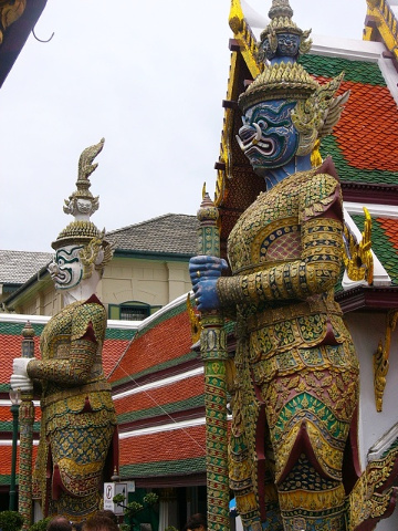 two temple guardians